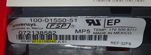 Part # W10108240 | Whirlpool Oven Control Board (overlay good - Bisque)