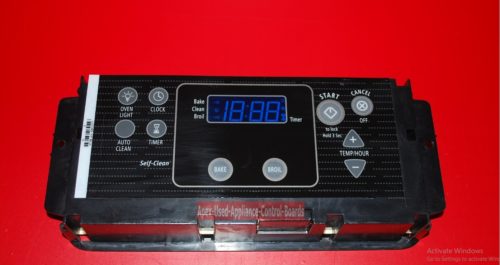 Part # W10108230 Whirlpool Oven Electronic Control Board (used, overlay very good)