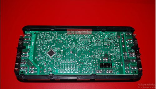 Part # W10108230 Whirlpool Oven Electronic Control Board (used, overlay very good)