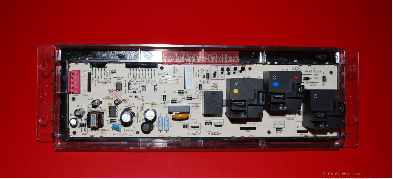 Panel de control con pantalla para horno de pared y gama GE WB27X45466