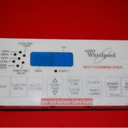 Part # 6610158, 8053159 Whirlpool Oven Electronic Control Board (used, overlay poor)