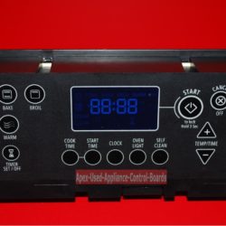 Part # W10173527 Whirlpool Gas Oven Electronic Control Board (used, overlay very good)
