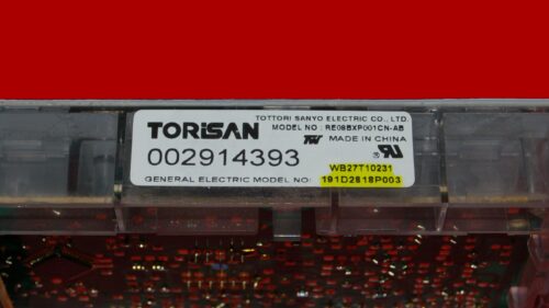 GE Oven Control Board WB27T10231 | 191D2818P003 | OEM Used Tested (overlay good - Gray)
