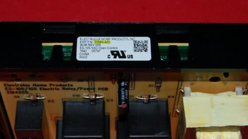 Part # 316455420 | Kenmore Oven Control Board (overlay fair - Black)