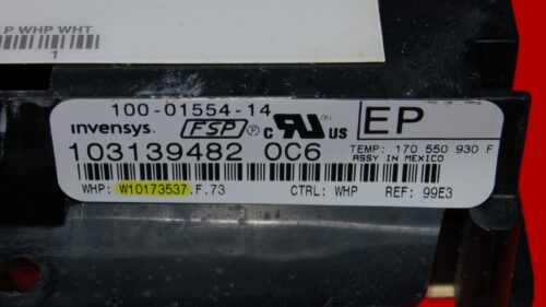 Whirlpool Oven Control Board - W10173537 | WPW10173537 (overlay fair - White)