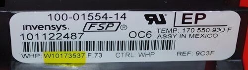 Part # WPW10173537 | W10173537 | Whirlpool Oven Control Board (overlay fair - White)