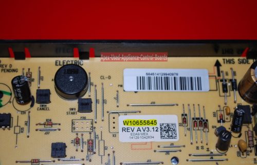 Part # W10655845 Maytag Oven Electronic Control Board (used, overlay good)