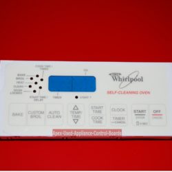Part # 8053158, 6610157 Whirlpool Oven Electronic Control Board (used, overlay good)