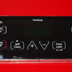 Part # 164D8450G002, WB27K10338 GE Oven Electronic Control Board (used, overlay fair)