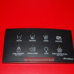 Part # 197D4576G029 GE Refrigerator User Interface Electronic Control Board (used)