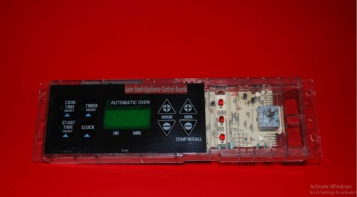 Part # 183D7277P005 GE Gas Oven Electronic Control Board (used, overlay good)