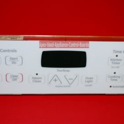 Part # 191D5975G002, WB27T11153 GE Oven Electronic Control Board And Clock (used, overlay good)