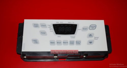 Part # W10363661 Whirlpool Oven Electronic Control Board (used, overlay very good)