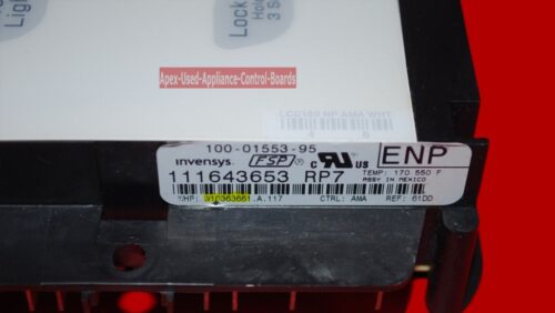 Part # W10363661 Whirlpool Oven Electronic Control Board (used, overlay very good)