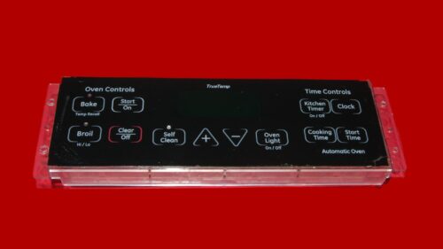 Part # WB27K10338 | 164D8450G002 | GE Gas Oven Control Board (overlay fair - Black)