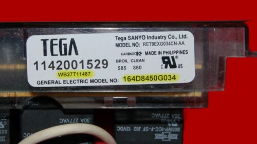 Part # WB27T11487 | 164D8450G034 | GE Oven Control Board (overlay good - Dark Gray)