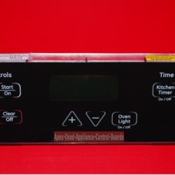 Part # 183D9935P004, WB27K10204 GE Oven Electronic Control Board (used, overlay good)