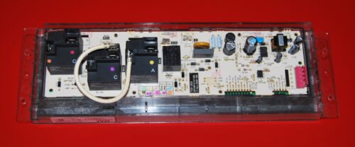 Part # WB27T11487, 164D8450G034 GE Oven Electronic Control Board (used, overlay good - Dark Gray)