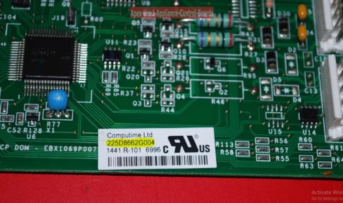 Part # 225D8662G004 GE Refrigerator Electronic Control Board (used)