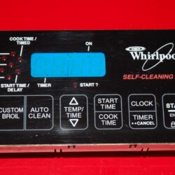 Part # 8273747, 6610271 Whirlpool Gas Oven Electronic Control Board (used, overlay fair - Black)