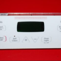 Part # 164D8450G016, WB27T11274 GE Oven Electronic Control Board (used, overlay fair - White)