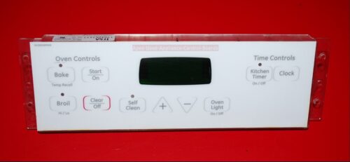 Part # 164D8450G016, WB27T11274 GE Oven Electronic Control Board (used, overlay fair - White)