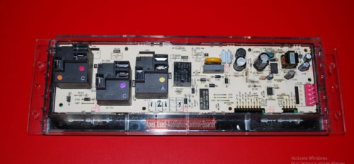 Part # 164D8450G019, WB27T11278 GE Oven Electronic Control Board (used, overlay fair)