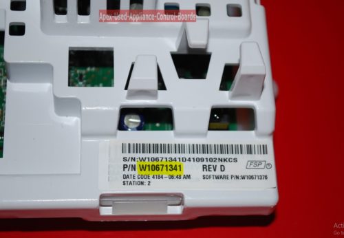 Part # W10671341 Whirlpool Washer Main Electronic Control Board (used)