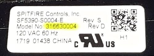 Part # 316630004 | Frigidaire Oven Control Board (overlay fair - Black)