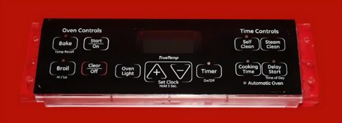 Part # WB27T11349 | 164D8450G026 | GE Oven Control Board (overlay fair - Black)