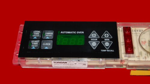 GE Oven Control Board 164D3147G006 | WB27X10022 OEM Used Tested (overlay fair - Black)