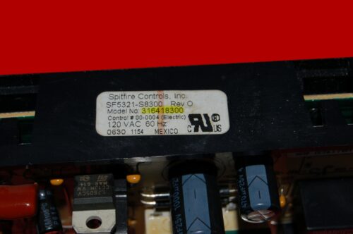 Part # 316557200 | 316418300 | Frigidaire Oven Control Board (overlay fair - Black)