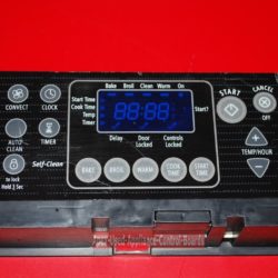 Part # W10114381 Whirlpool Oven Electronic Control Board (used, overlay poor)