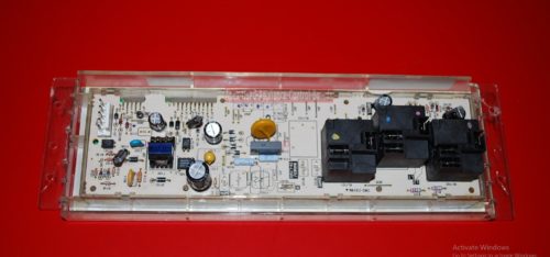 Part # WB27K10098, 183D8193P003 GE Oven Electronic Control Board (used. overlay fair)
