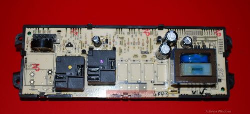 Part # WB27T10380, 191D3159P128 GE Oven Electronic Control Board (used, overlay fair)