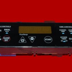 Part # WB27T10380 | 191D3159P128 | GE Oven Control Board (overlay fair - Black)