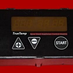 Part # WB27T10380 | 191D3159P128 | GE Oven Control Board (overlay fair - Black)