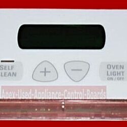Part # WB27T10817 | 191D3776P008 | GE Oven Control Board (overlay fair - White)