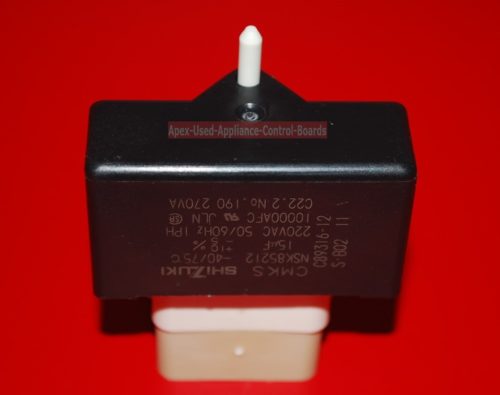 Part # W11285096, C89316-12, 5S04M419PF Whirlpool Refrigerator Start Relay And Capacitor (used)