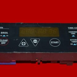 GE Oven Control Board - 191D3159P133 | WB27T10480 (overlay fair - Black)