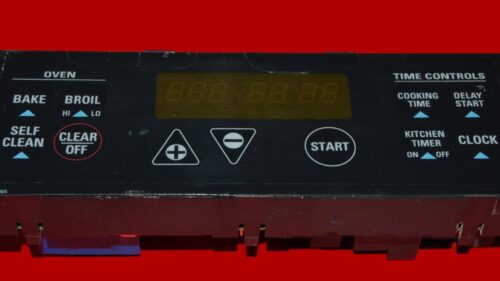 GE Oven Control Board - 191D3159P133 | WB27T10480 (overlay fair - Black)