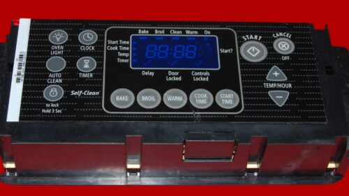 Whirlpool Gas Oven Control Board W10114384 | OEM Used Tested (overlay fair - Black)