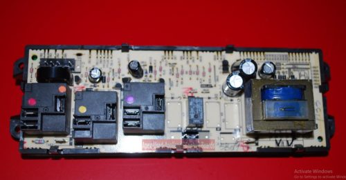 Part # WB27T10480, 191D3159P133 GE Oven Electronic Control Board (used, overlay fair)