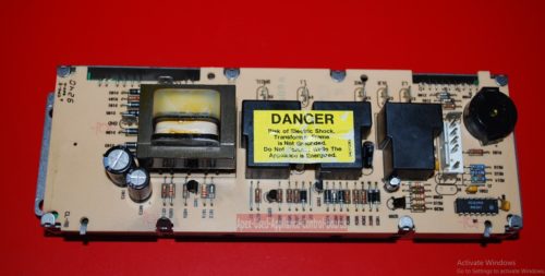 Part # 164D2677P001, WB27X5475 GE Oven Electronic Control Board (used, overlay fair)