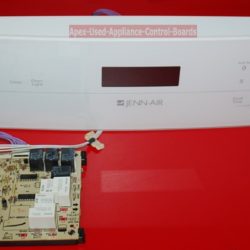 Part # 71003435, 74006613, 71003424 Jenn-Air Wall Oven Control Panel With Control Boards - 3 Piece Set. (used, overlay very good)