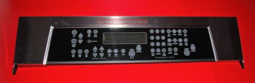 Part # 8303819, 8303948, 8301848 Whirlpool Wall Oven Control Panel Assembly (used, overlay very good)