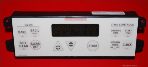 Part # 164D3260P011, WB27X10187 GE Oven Electronic Control Board (used, overlay fair)