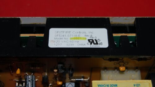 Frigidaire Oven Control Board - Part # 316557118 (overlay fair - White)