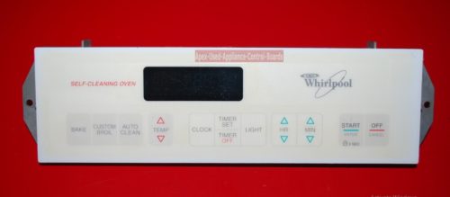Part # 3196217, 6610057 Whirlpool Oven Electronic Control Board (used, overlay good)