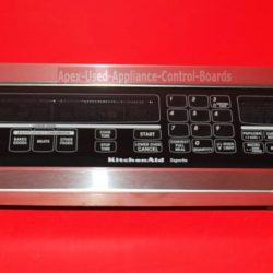 Part # 4451791, 8302346 KitchenAid Double Oven Electronic Control Panel And Board (used, overlay very good)